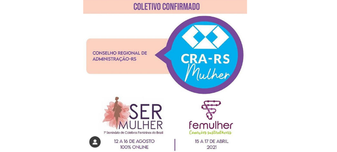 CRA-RS apoia Seminário Ser Mulher